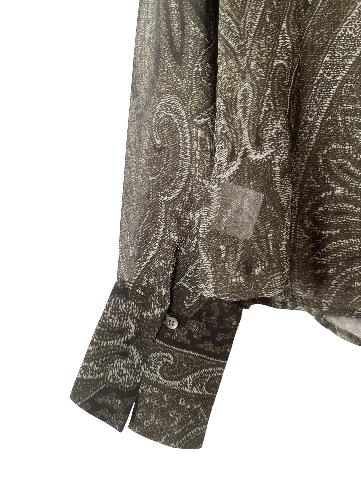Anne Klein see through silk shirt