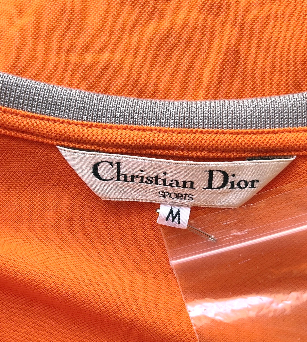 Christian Dior - sports orange polo shirt