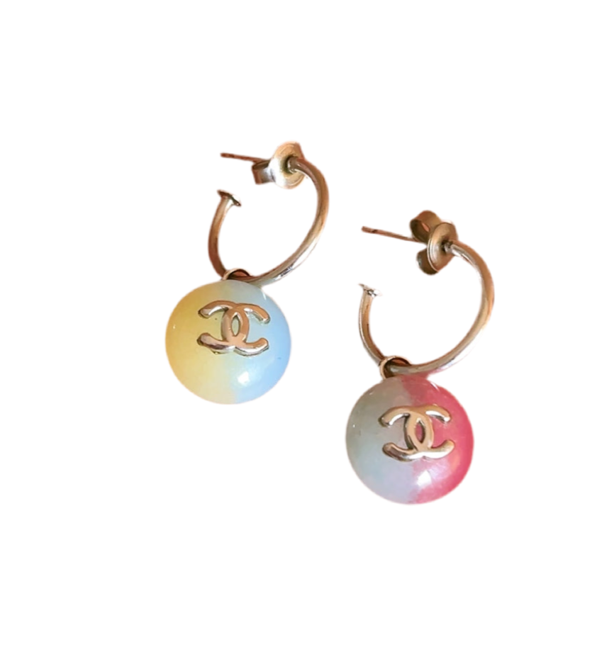 CHANEL 1999 stone earrings