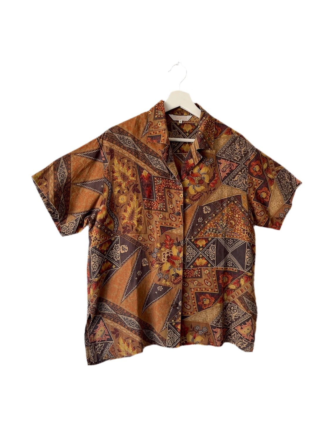 80s Burberrys linen shirt