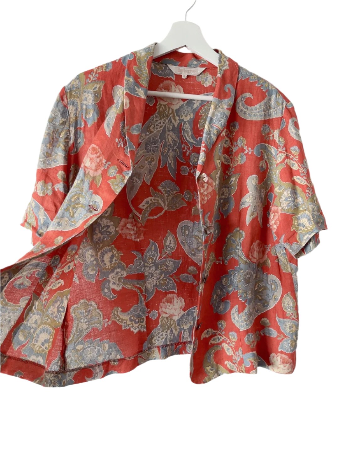 Burberrys 80s vintage linen shirt