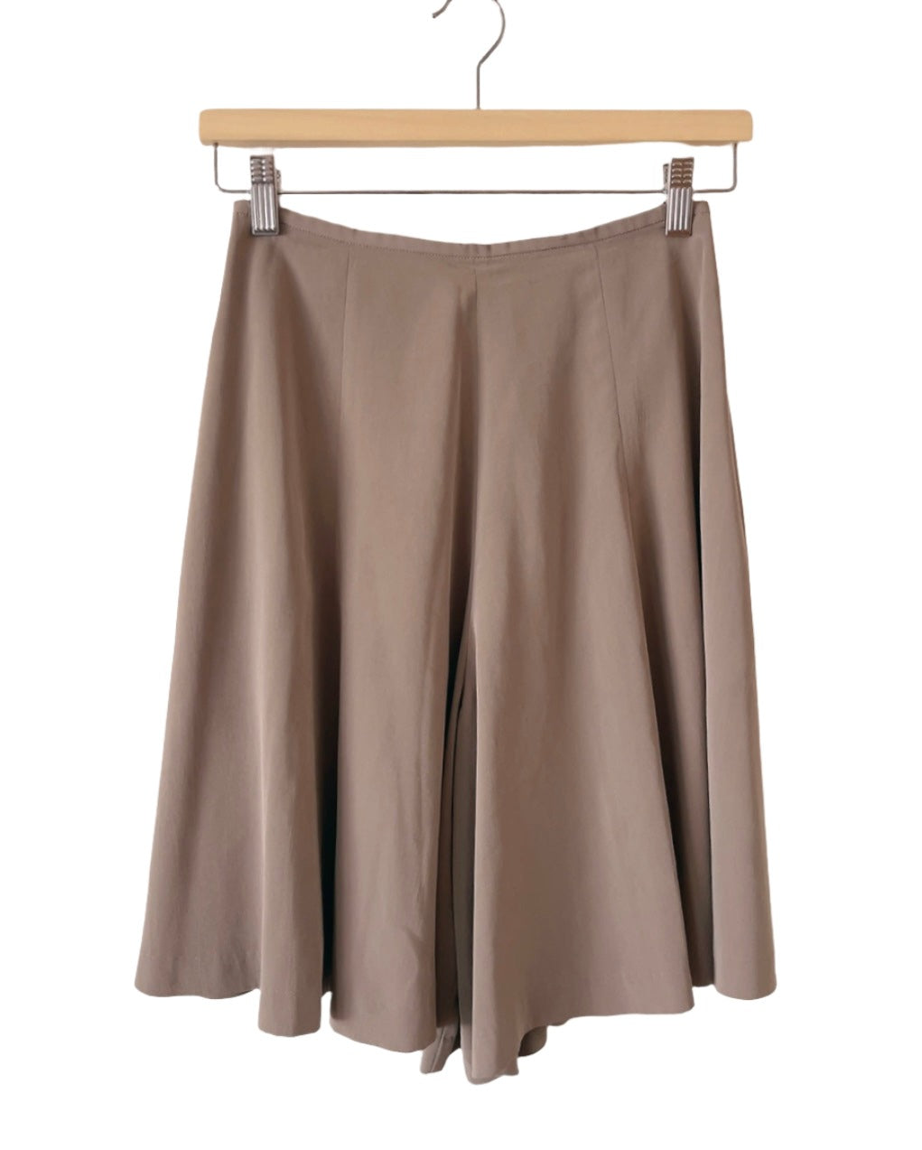 NORMA KAMALI gray brige culotte pants