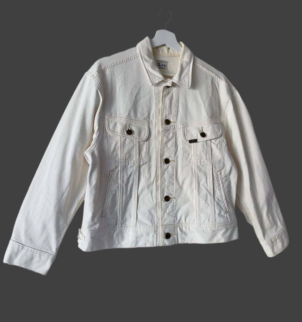 Lee vintage white riders denim jacket