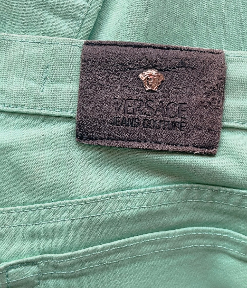 VERSACE JEANS COUTURE light green pants
