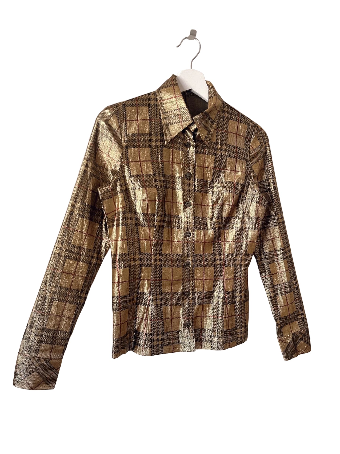 Burberrys golden check skirt
