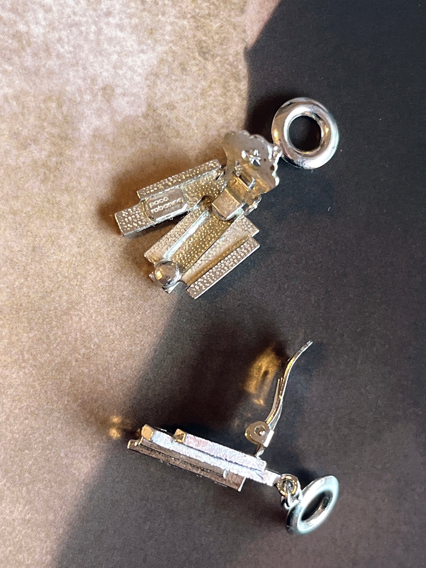 Paco Rabanne silver earrings