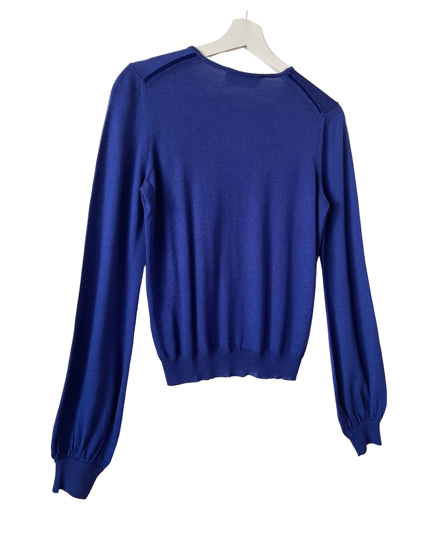 YSL - rive gauche blue knit