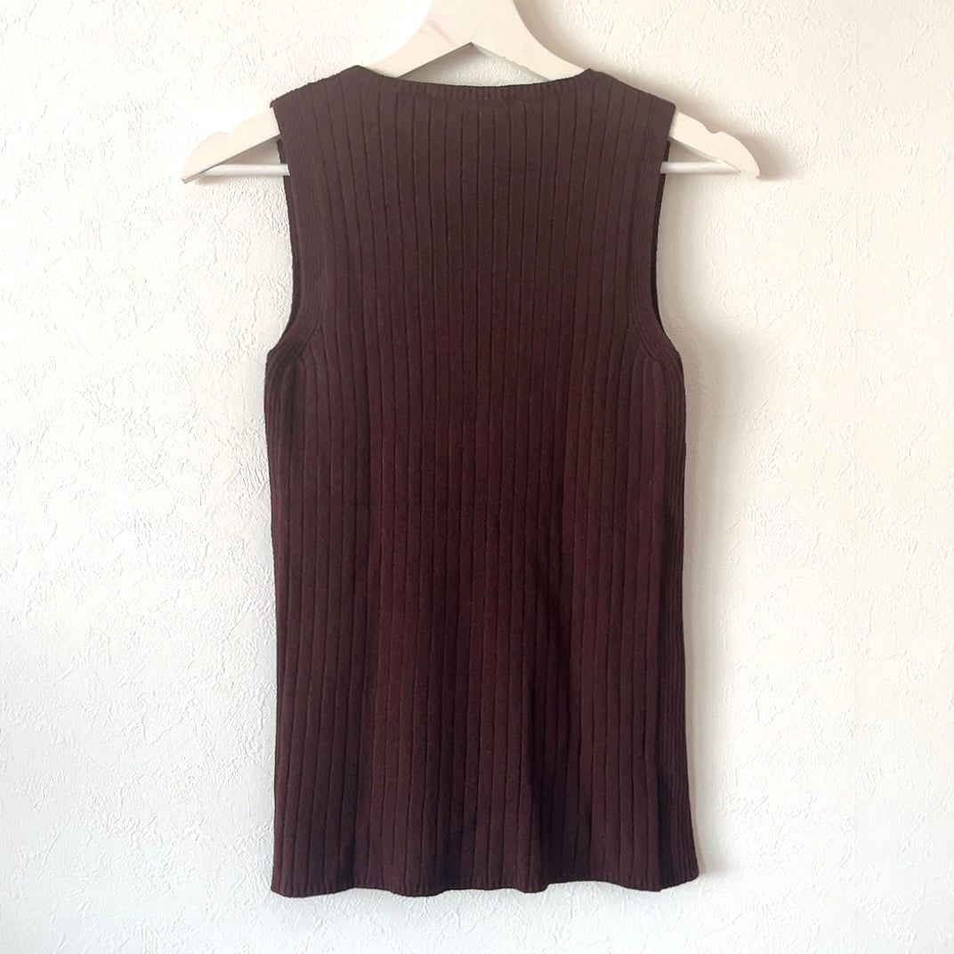 CELINE vintage knit tank top