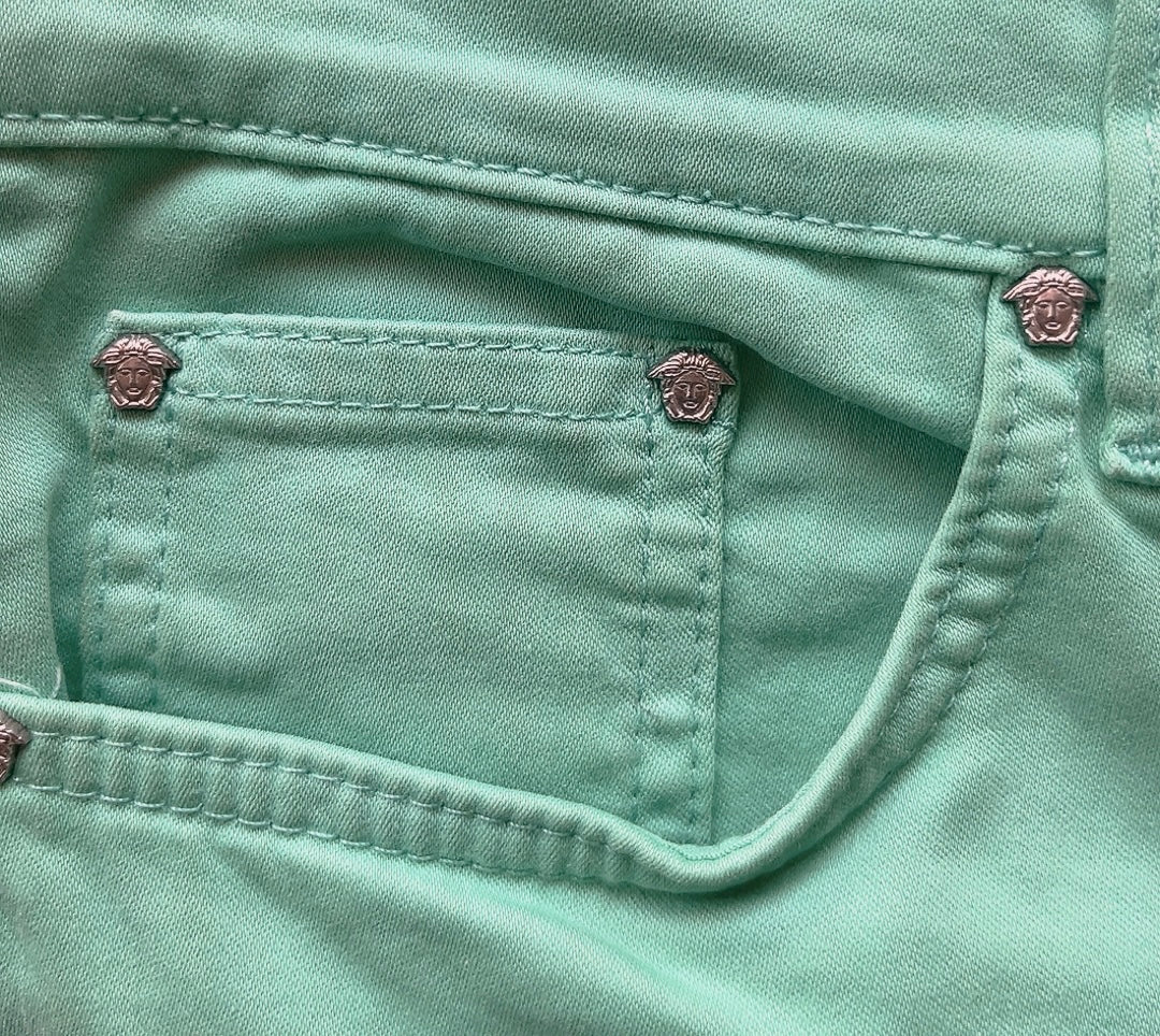 VERSACE JEANS COUTURE light green pants