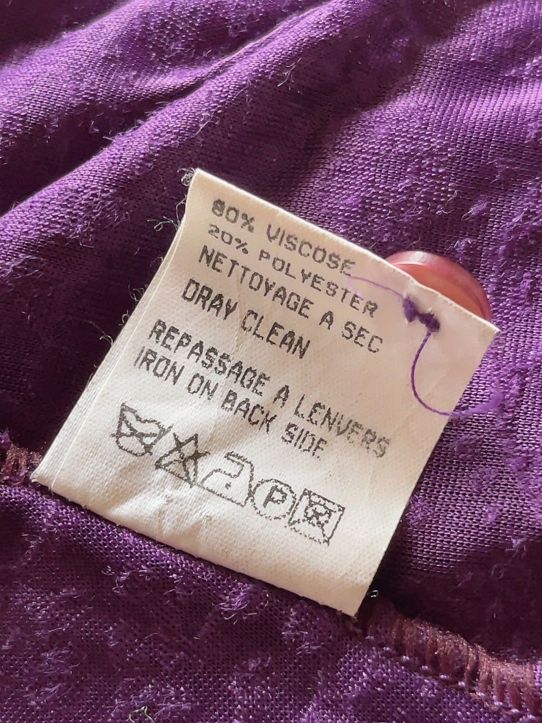 70’s vintage velour shirt