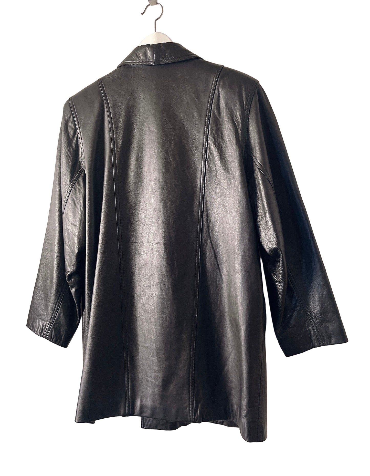 80s Italy made leather jacket