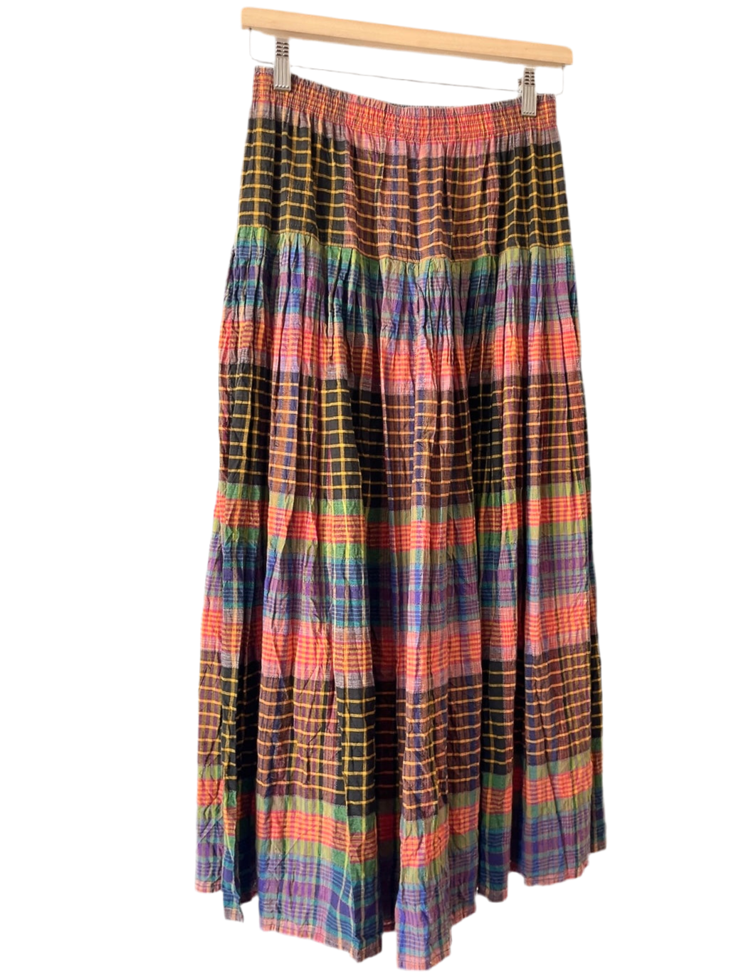 Liz sport cotton long flare skirt