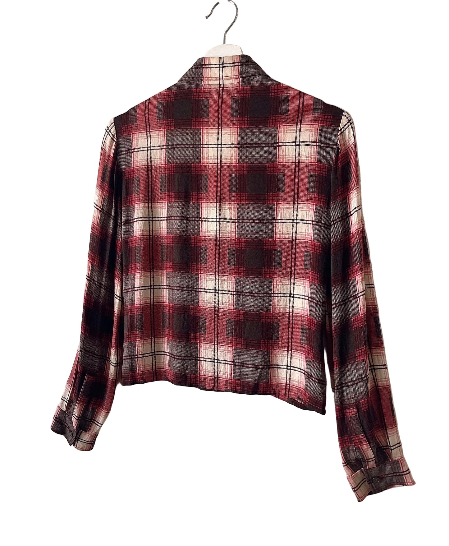 Celine check silk shirt