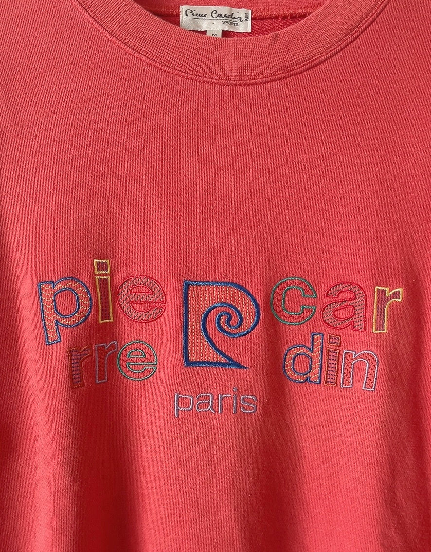 Pierre Cardin 80's embroidery sweatshirt