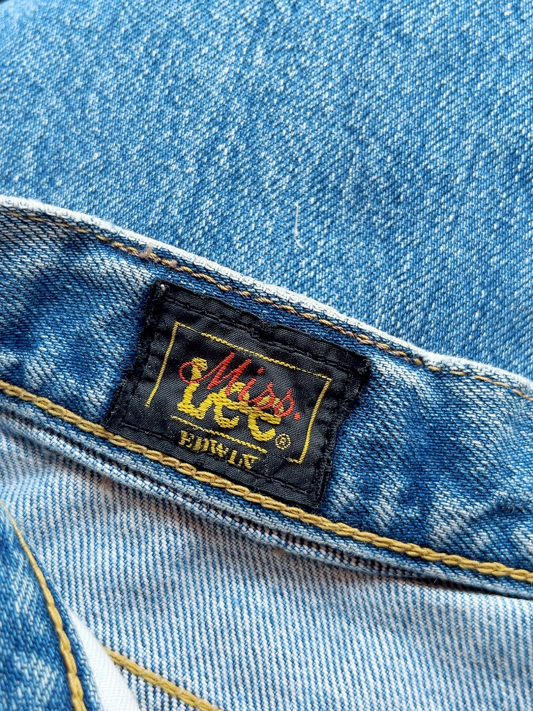 Lee × EDWIN 30×31 vintage blue jeans
