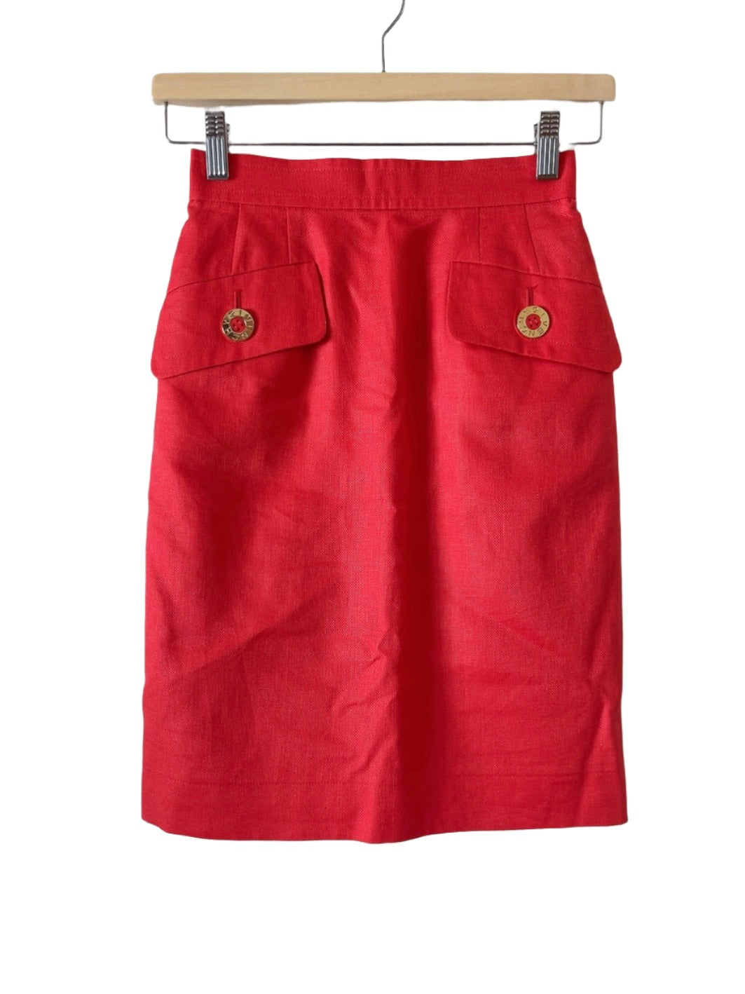 GIVENCHY vintage dead stock linen skirt