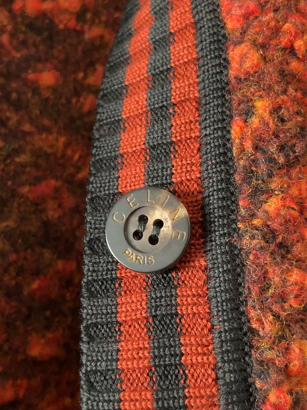 CELINE vintage knit blouson