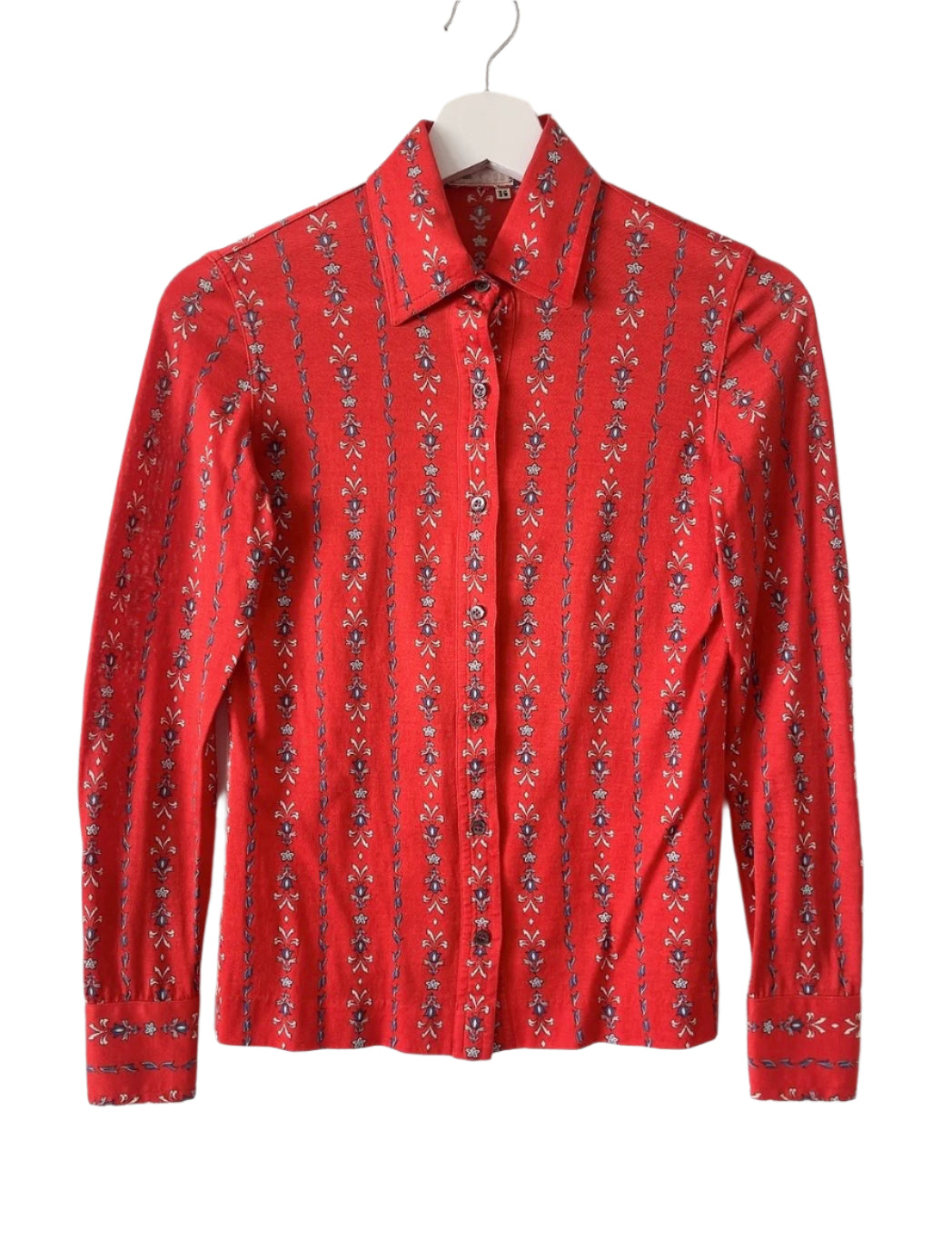 70s old CELINE cotton blouse