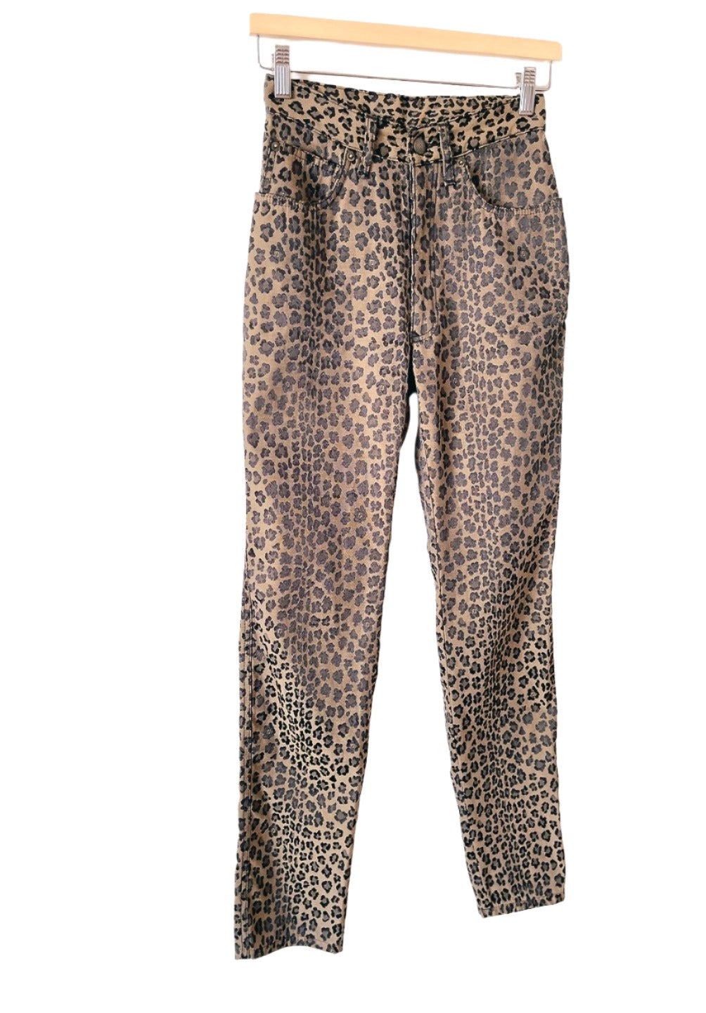 FENDI 90s vintage leopard jeans