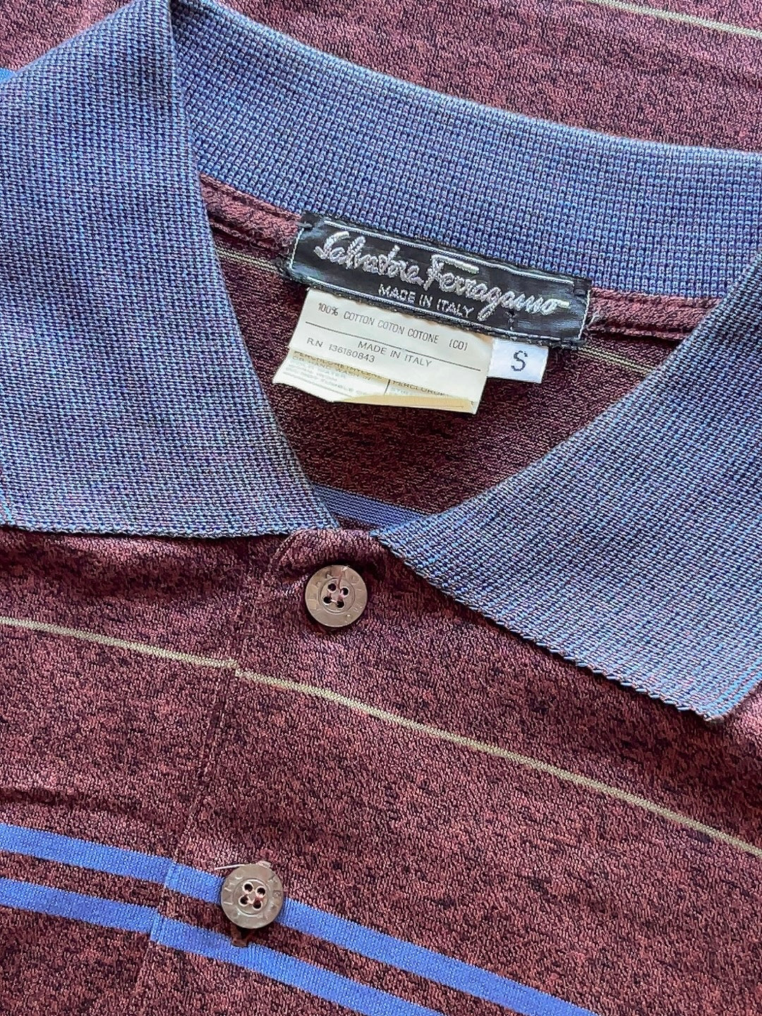 Salvatore Ferragamo vintage polo shirt