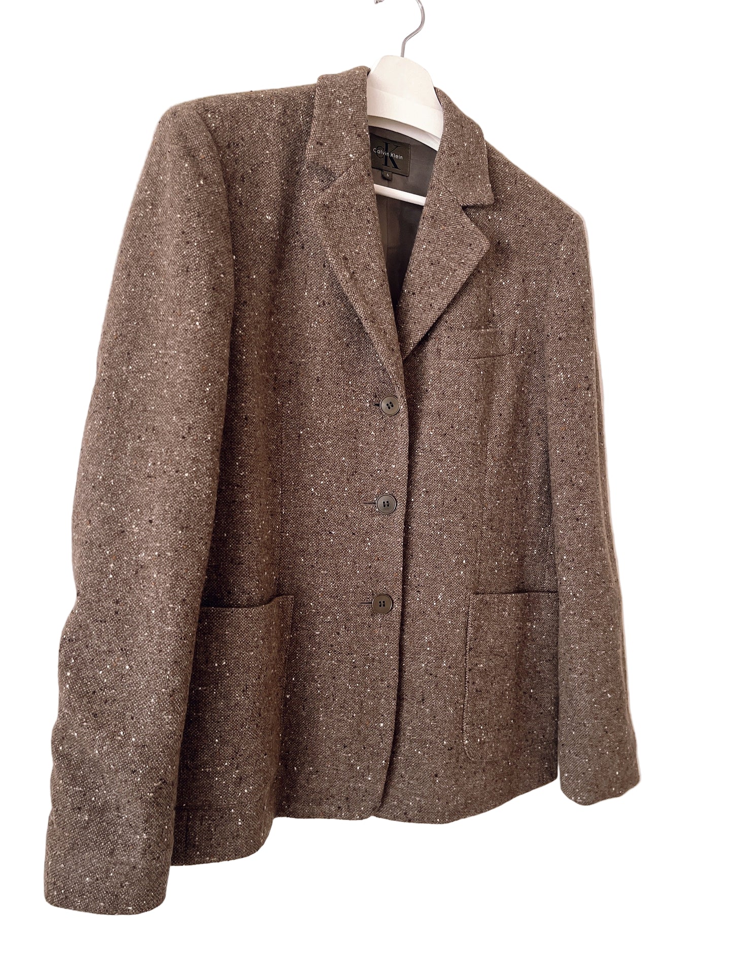 CALVIN KLEIN vintage tweed jacket