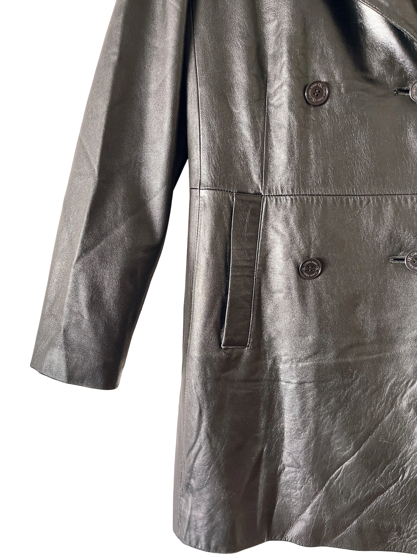 CK Calvin Klein leather jacket