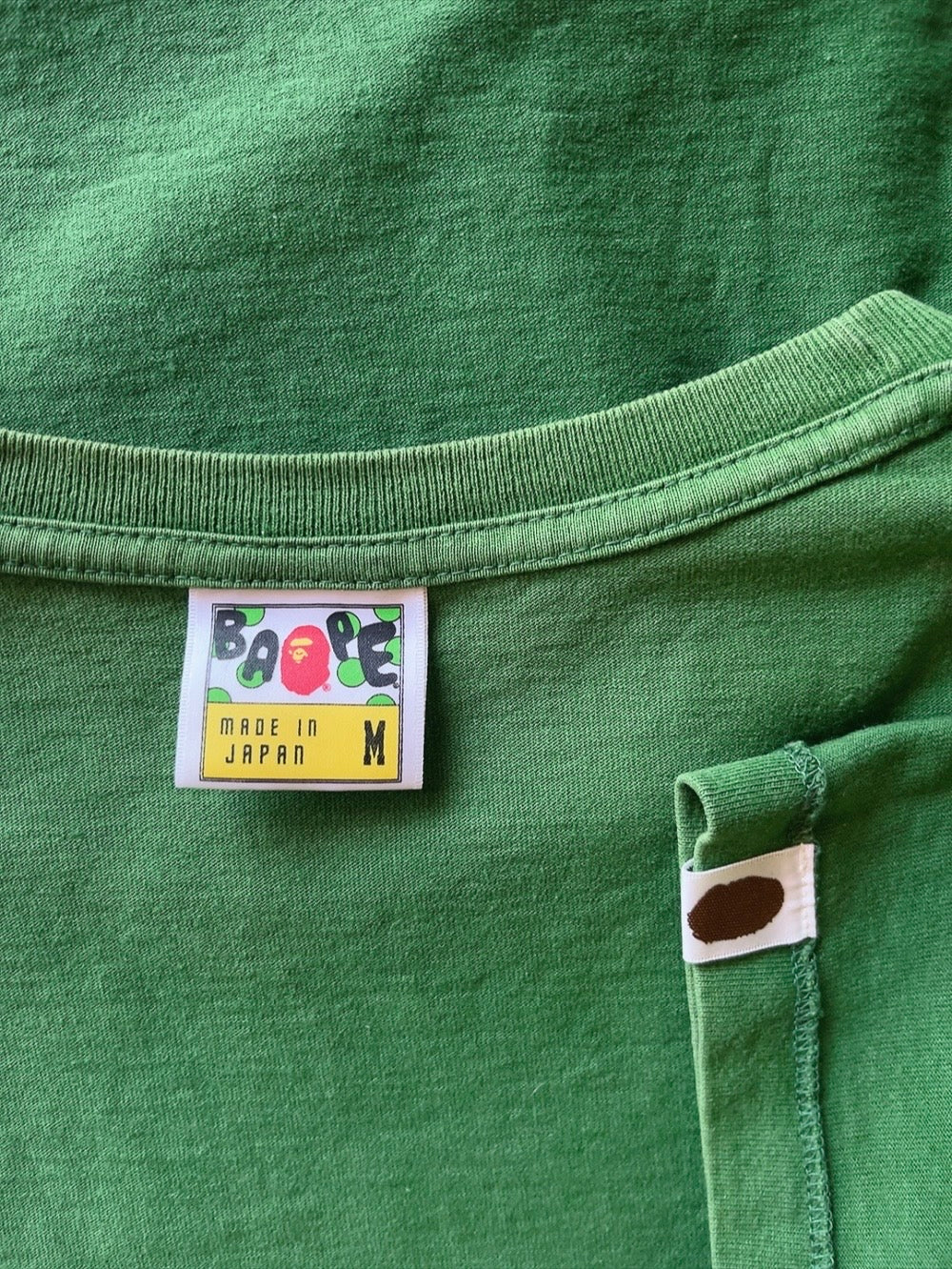 BAPE green T-shirt