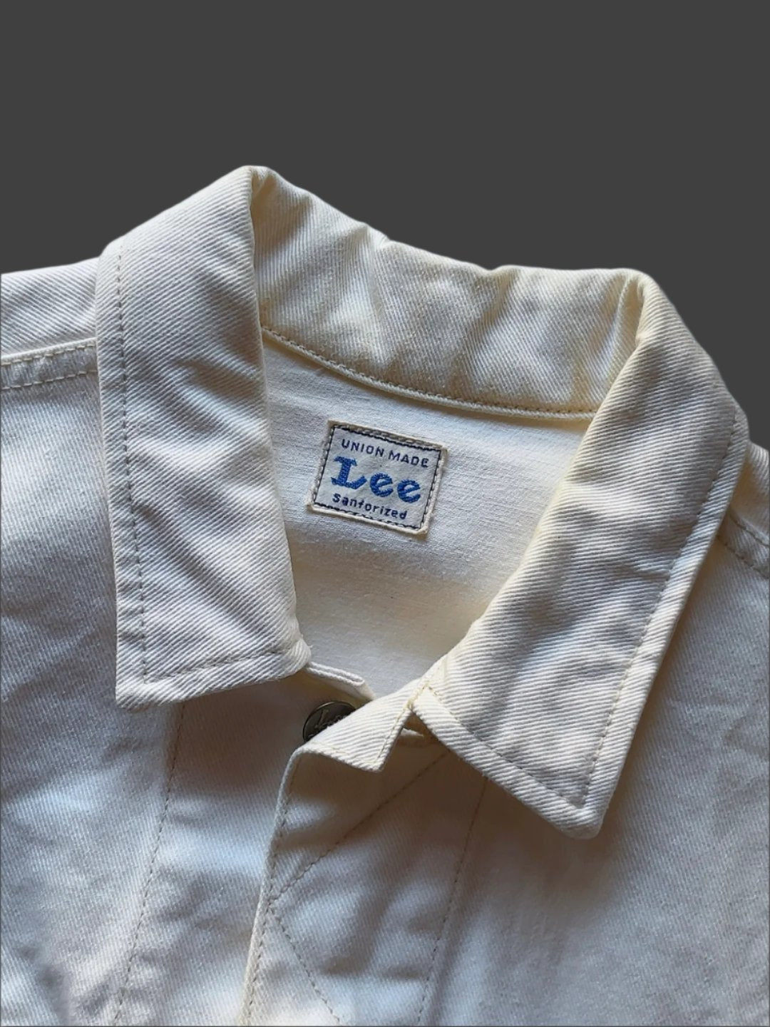 Lee vintage white riders denim jacket