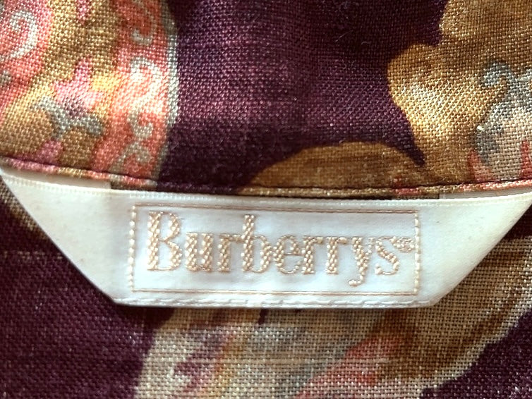 Burberrys 80s vintage linen shirt