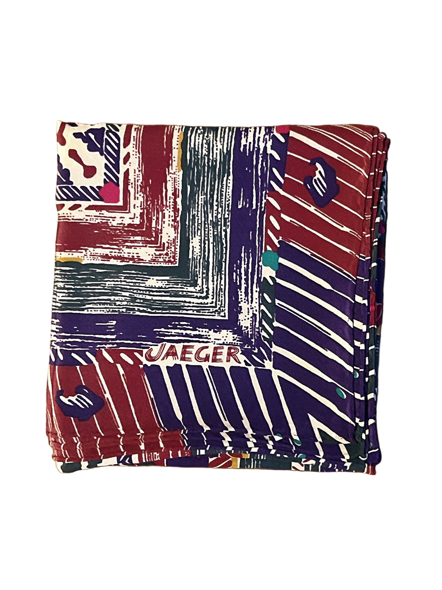 JAEGER vintage silk scarf