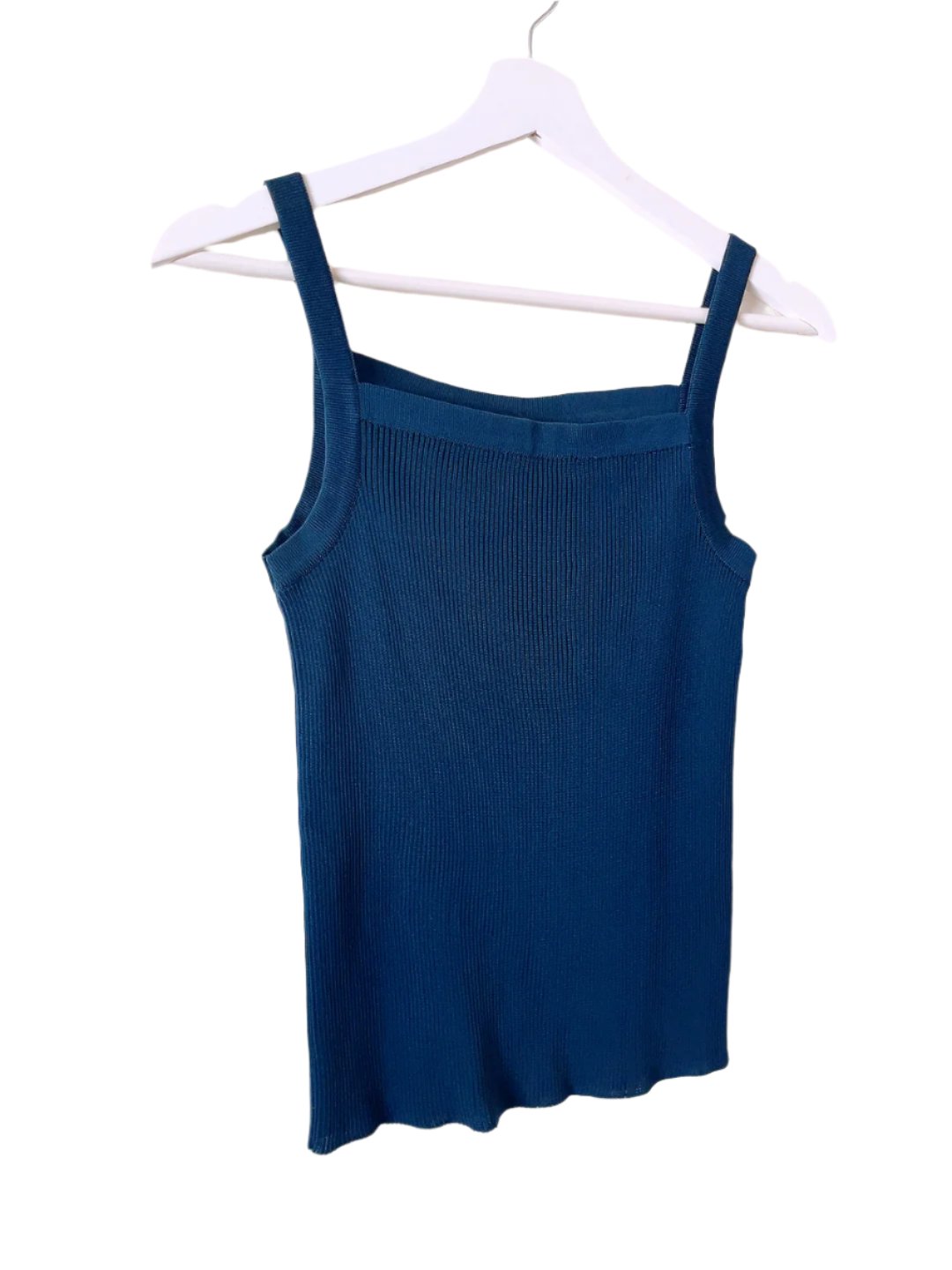 vintage navy knit tank top