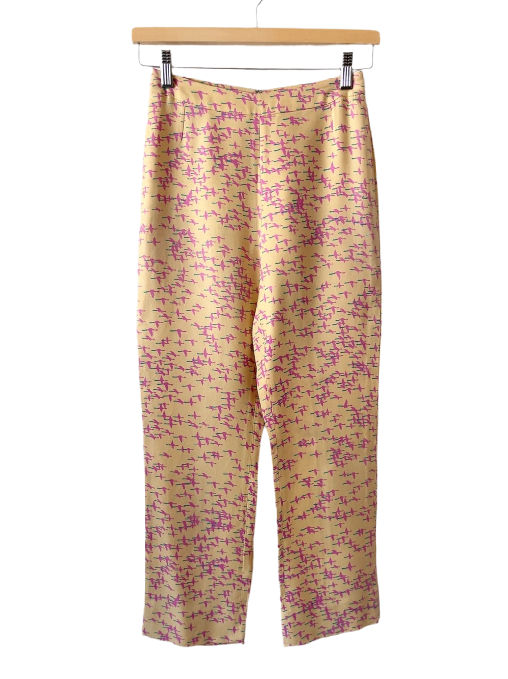 GIANNI VERSACE bird 鶴 motif vintage pants