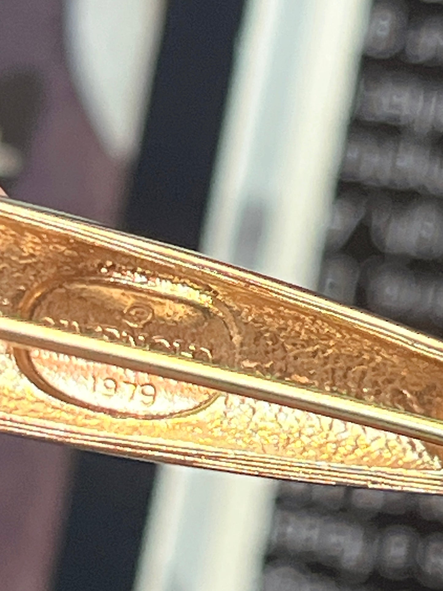 Givenchy 1979 logo brooch