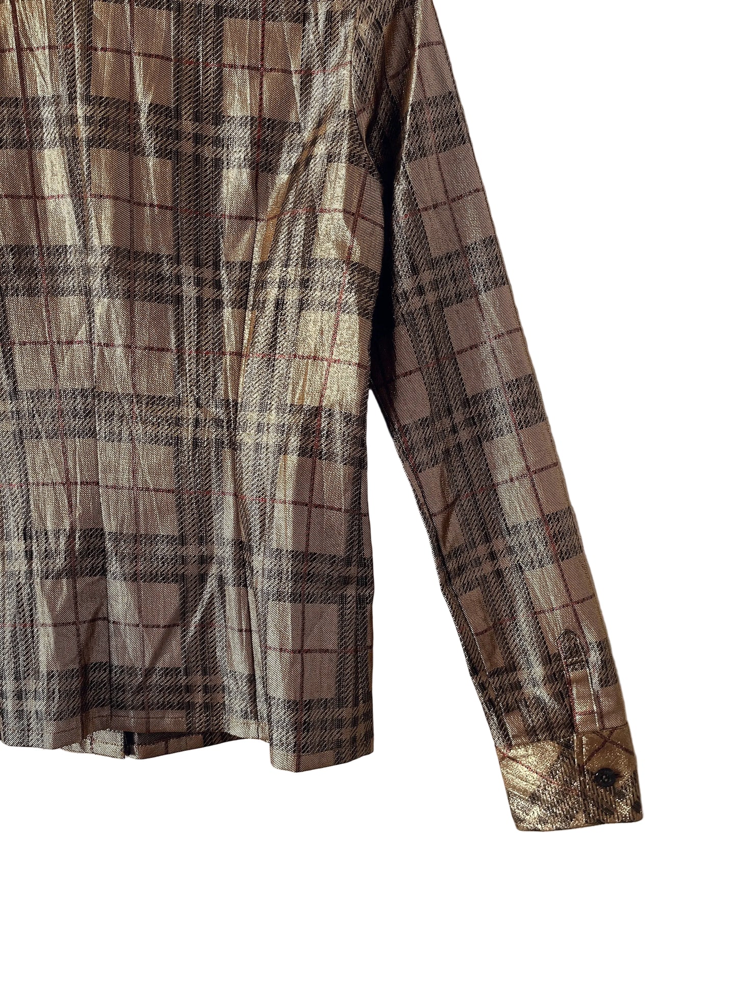 Burberrys golden check skirt