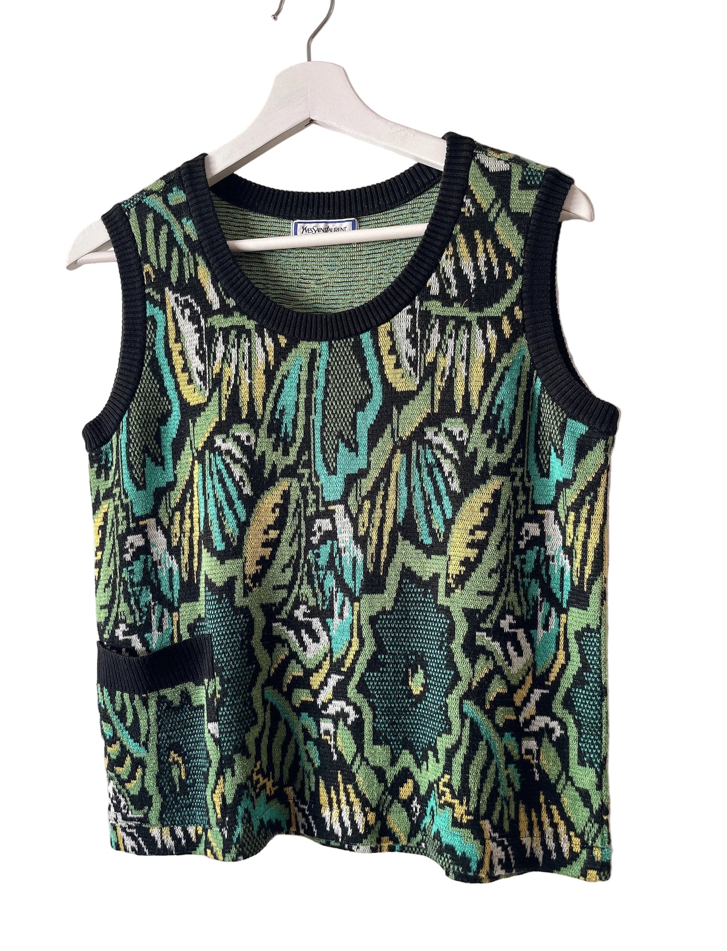 Yves Saint Laurent knit tank top