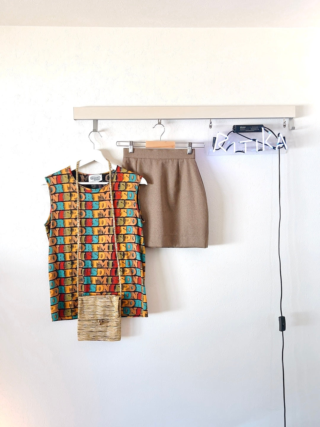 MISSONI vintage dead stock mini bag