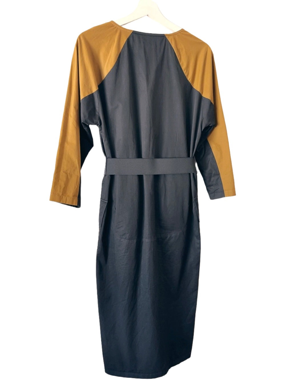 DRIES VAN NOTEN bi-color cotton one-piece dress