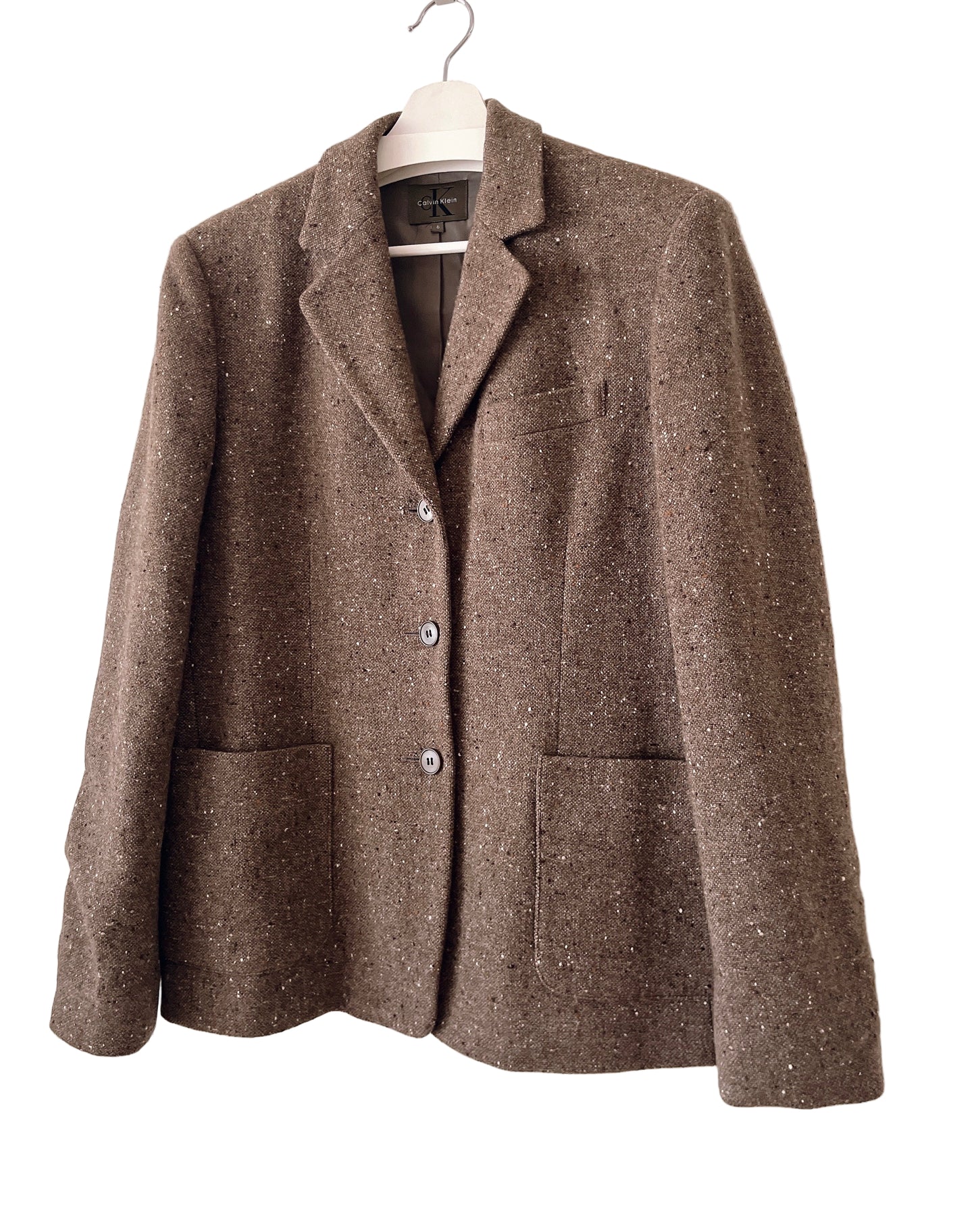CALVIN KLEIN vintage tweed jacket