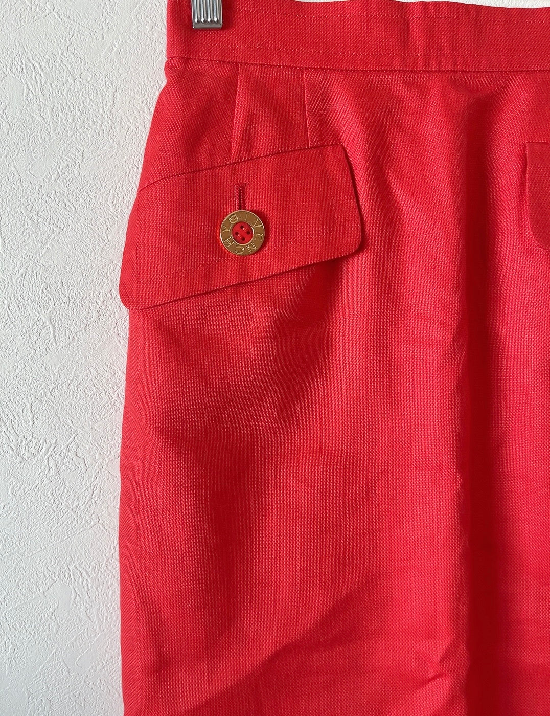GIVENCHY vintage dead stock linen skirt