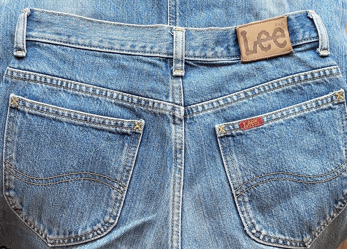 Lee × EDWIN 30×31 vintage blue jeans