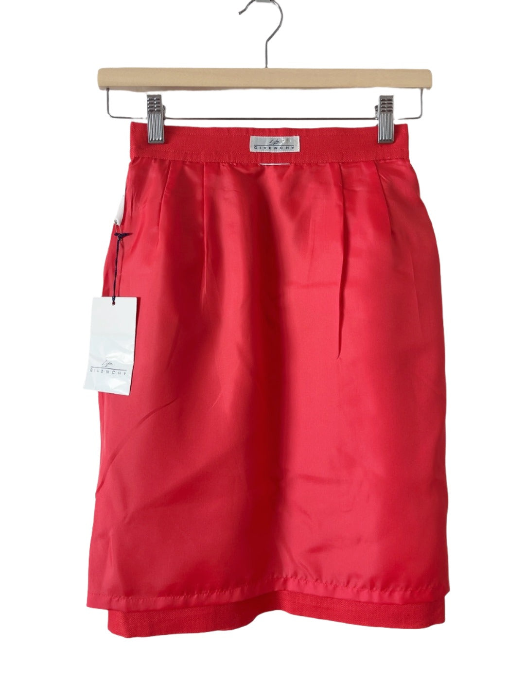 GIVENCHY vintage dead stock linen skirt