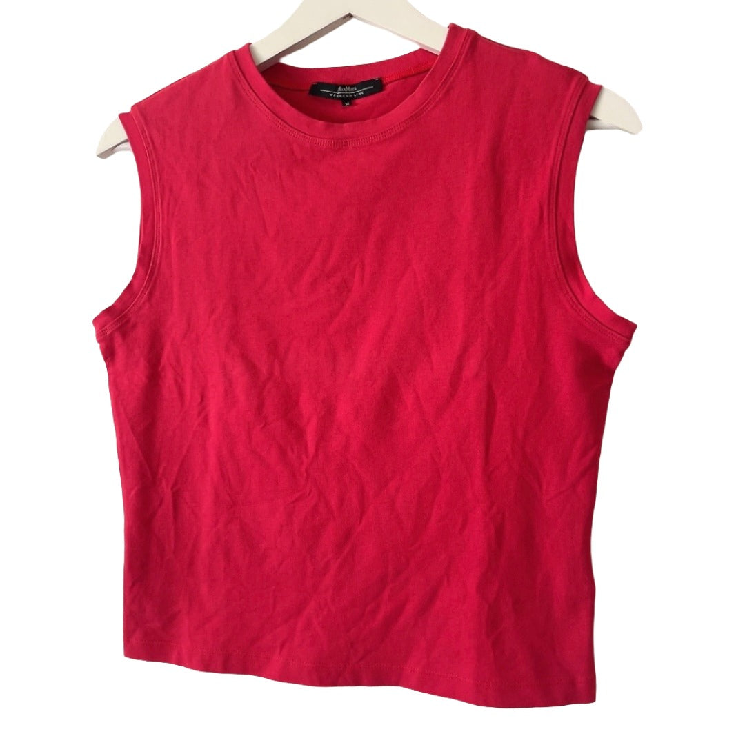 Max Mara - weekend line vintage red tank top