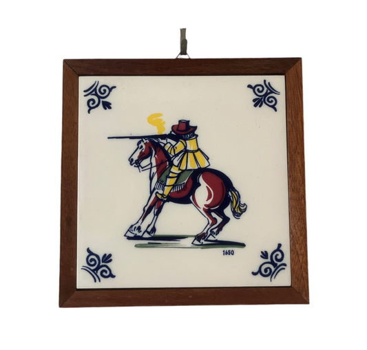 vintage ceramic tile frame