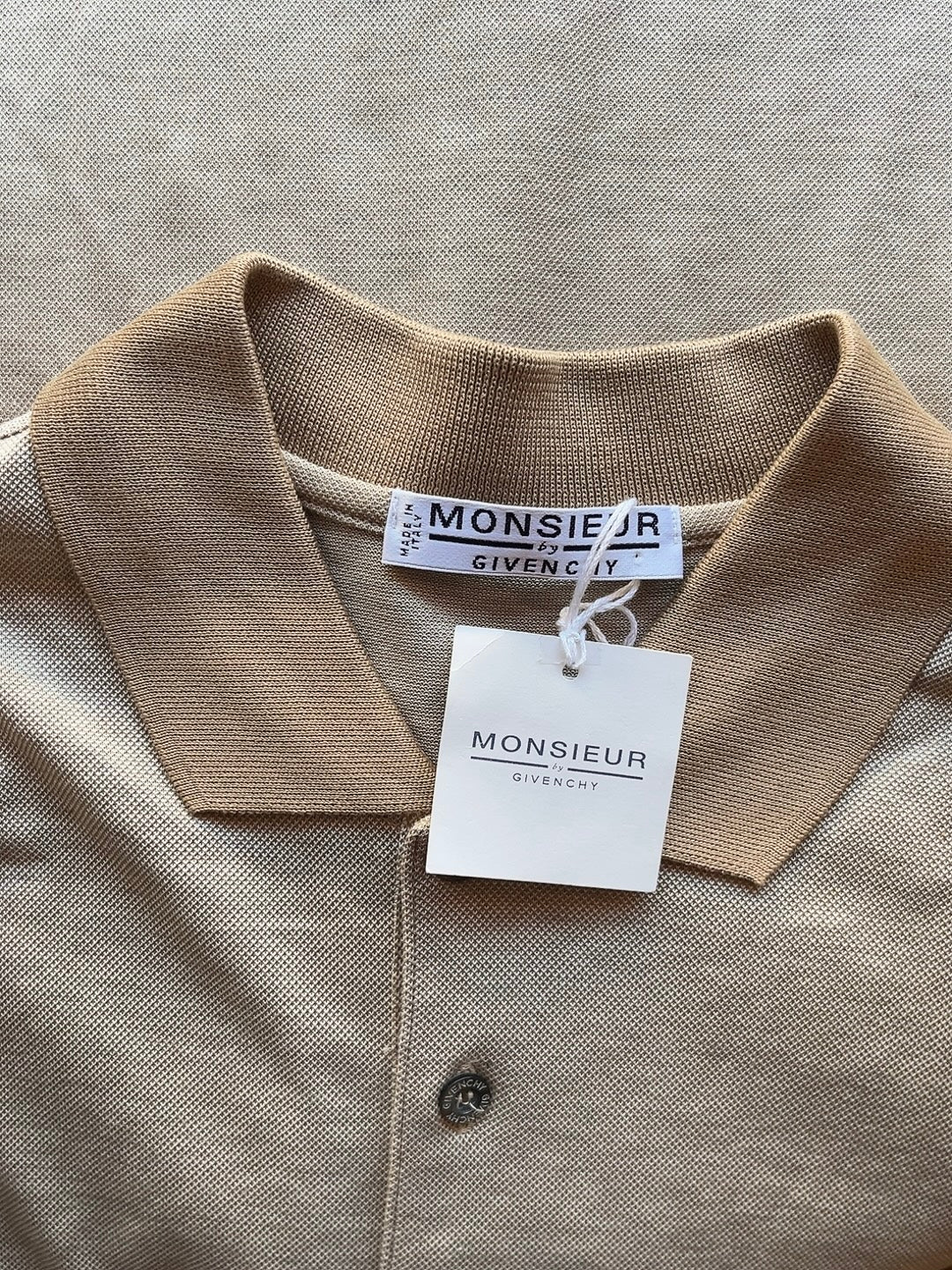 GIVENCHY 80s deadstock logo polo shirt