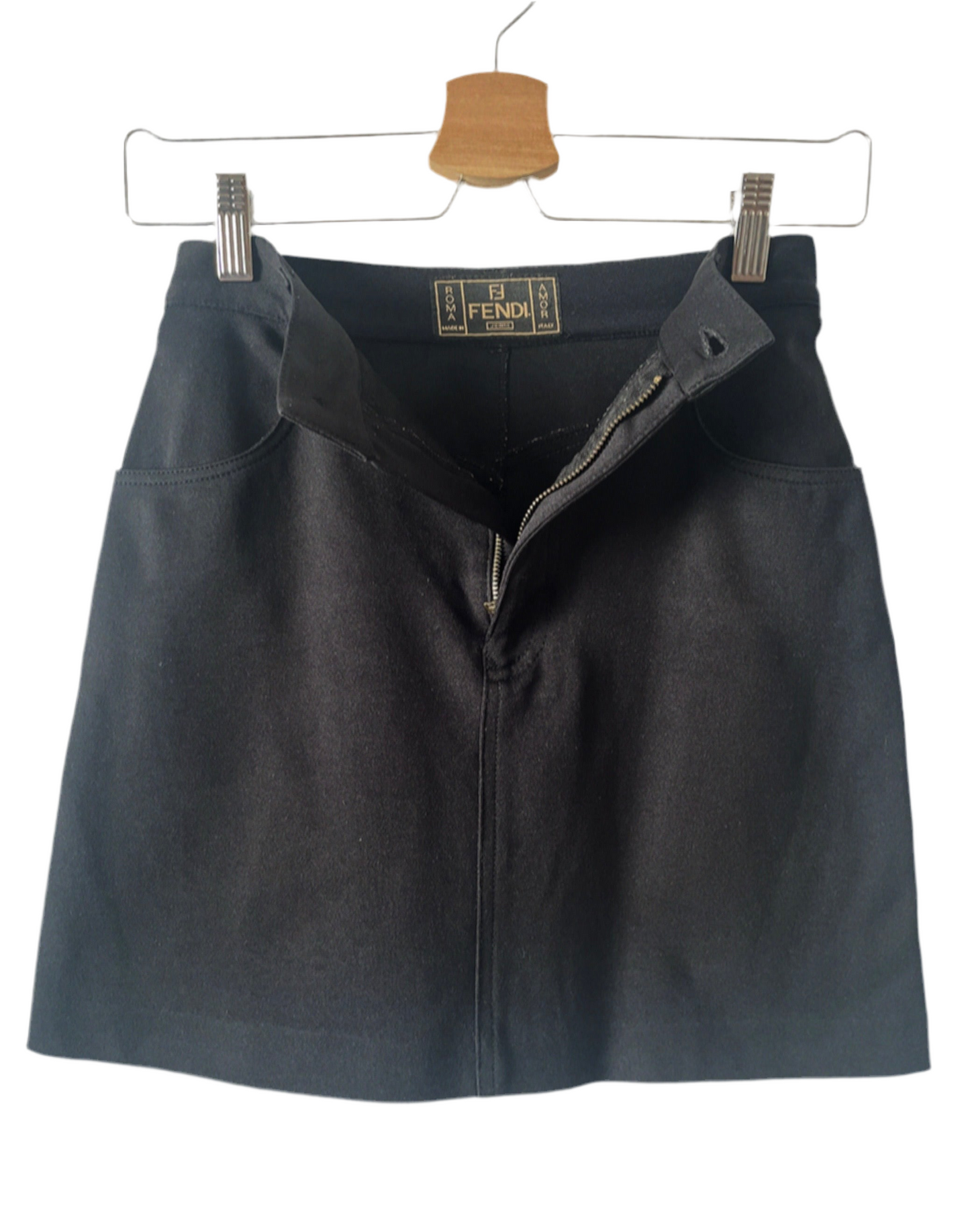 FENDI jeans 90s mini skirt