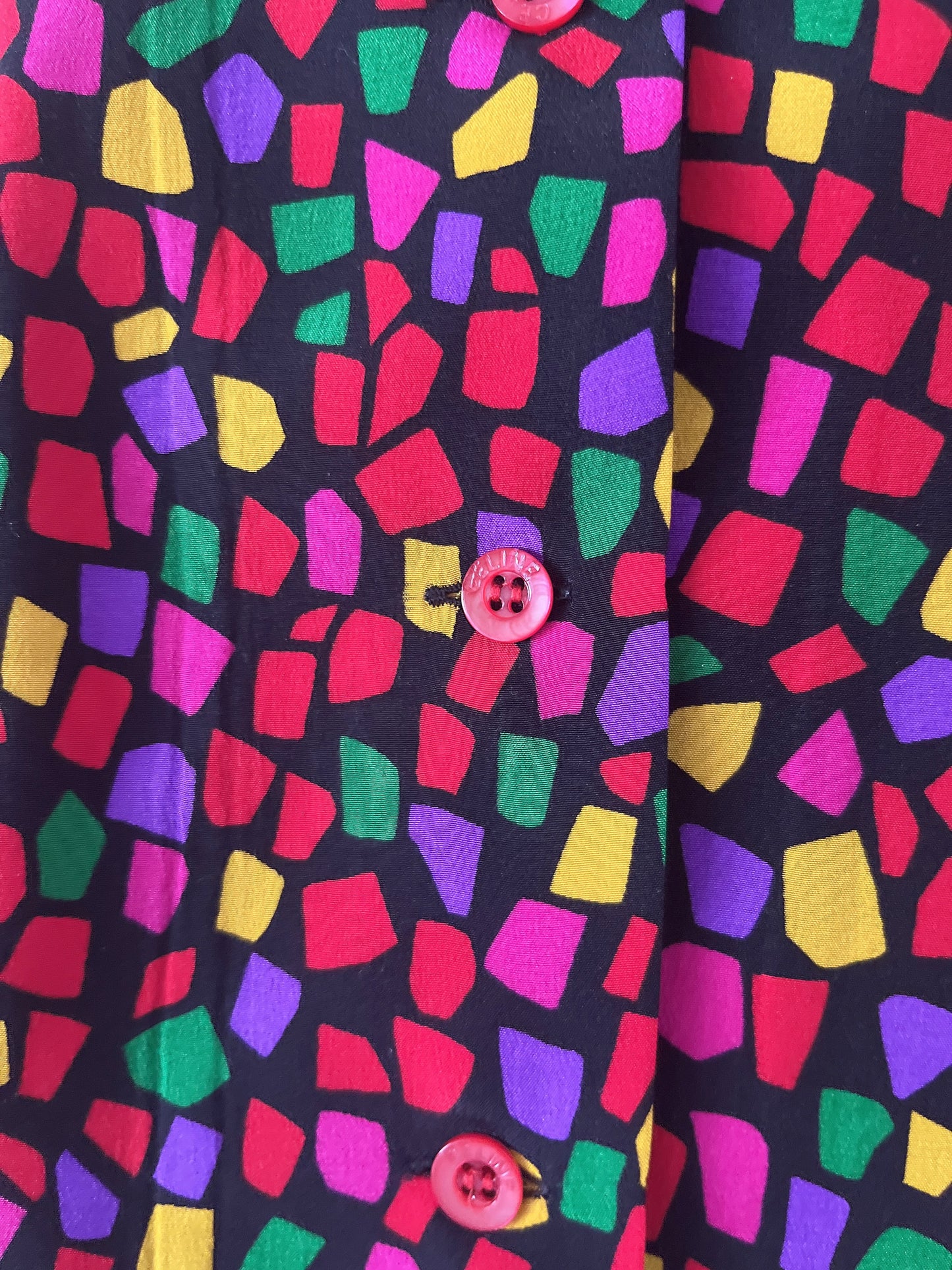 old Celine silk blouse