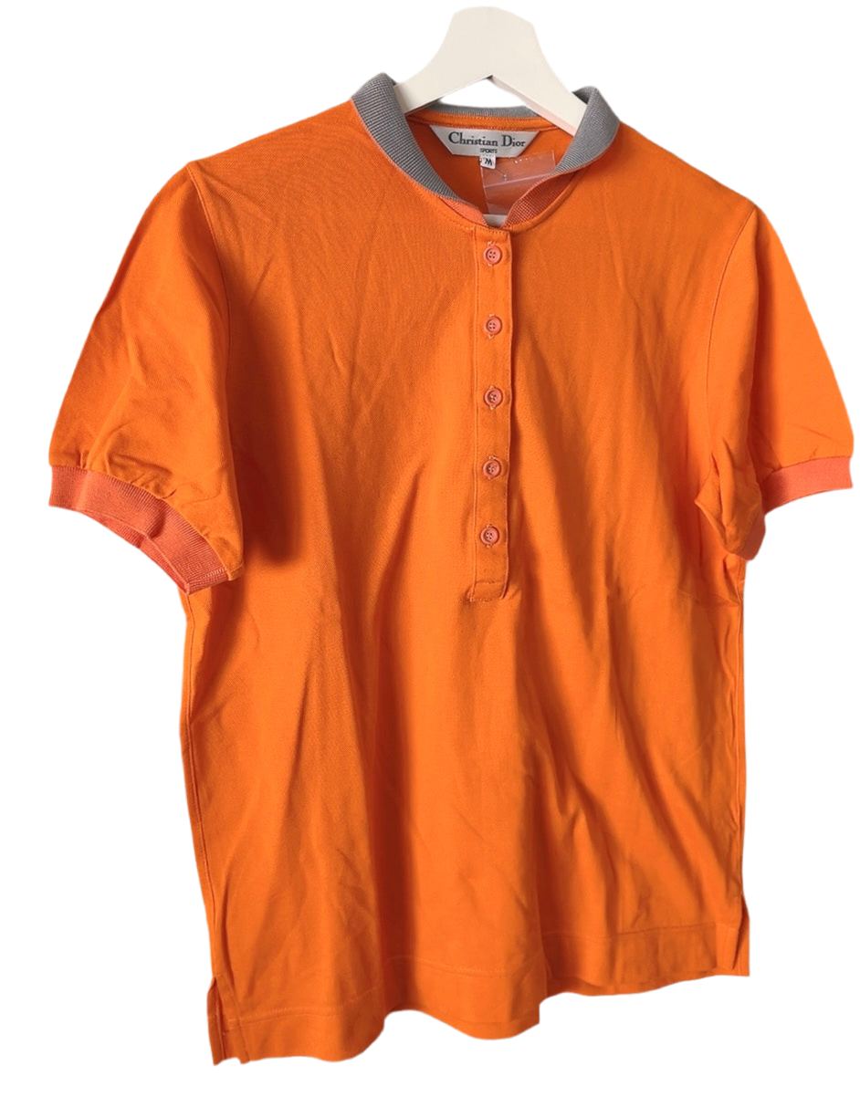 Christian Dior - sports orange polo shirt