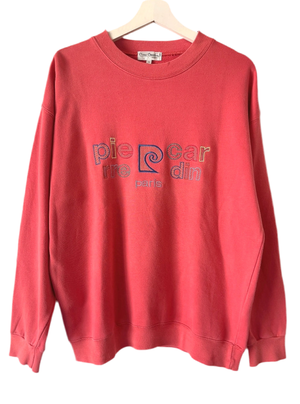 Pierre Cardin 80's embroidery sweatshirt