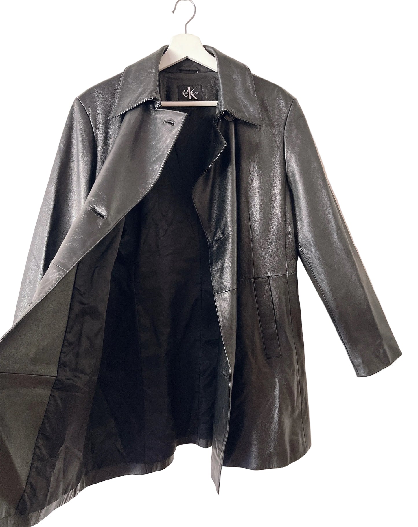 CK Calvin Klein leather jacket