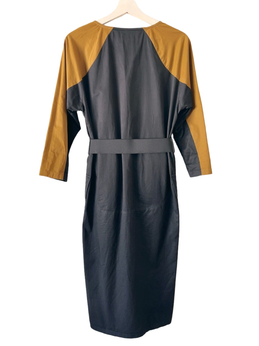 DRIES VAN NOTEN bi-color cotton one-piece dress